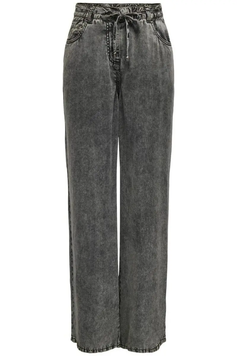 Only - Onlkenya Life Acid Wash Pants Cc - 4649765 Black Acid Wash