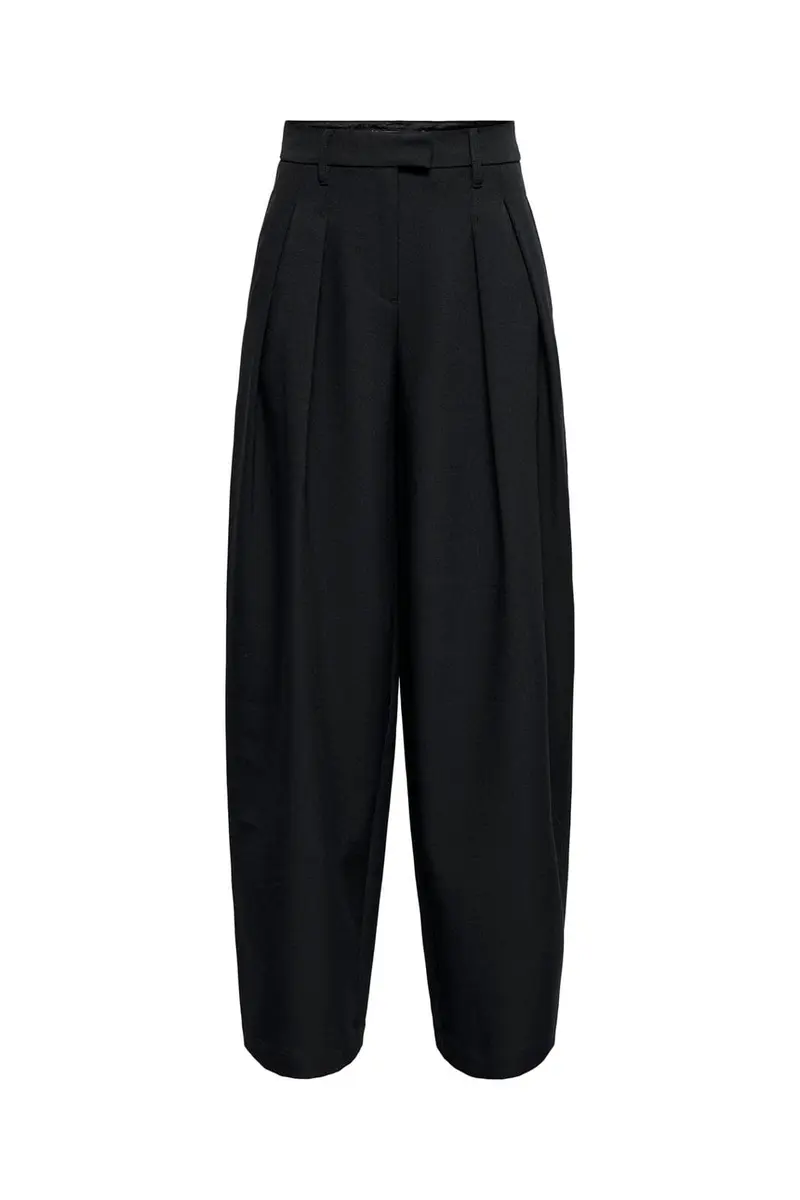 Only - Onlkirsy Pleat Barrel Pant Tlr - 5165302 Black