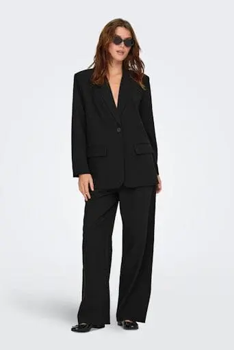Only - Onllinda-Raven L/S Bf Blazer Tlr - 4980288 Black