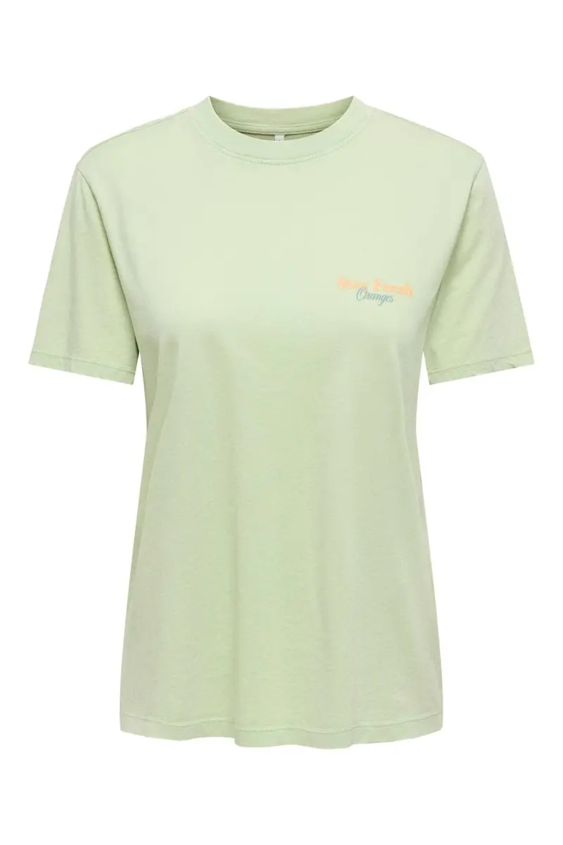 Only - Onllucy Monja S/S Top - 4962716 Laurel Green Stay Fresh