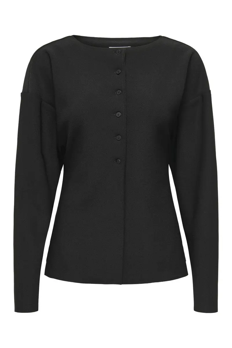 Only - Onlluma-Clever L/S Waist Cardigan Tlr - 4969683 Black