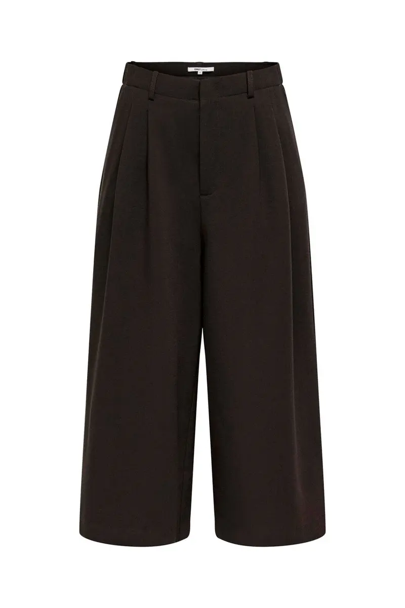 Only - Onllyon Wide Leg Culotte Pant - 5171629 Chocolate Torte