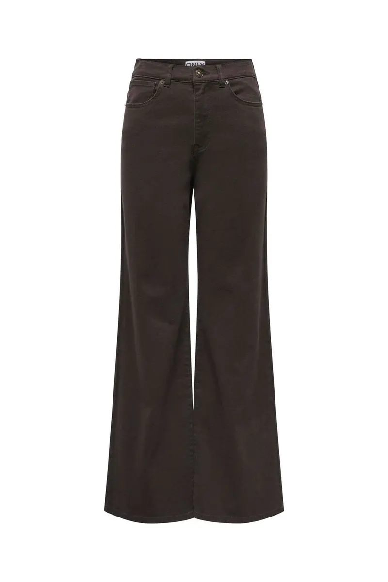 Only - Onlmadison-Sille Wide Pant Cc - 5051642 Chocolate Torte