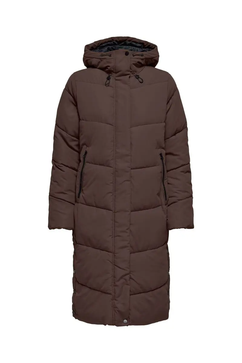 Only - Onlmaggi Long Puffer Cc - 5100374 Chocolate Brown