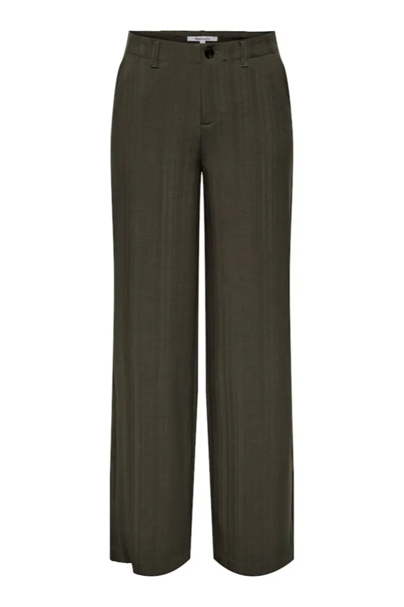 Only - Onlmateo Life Stripe Wide Pant Cc Tlr - 4786740 Mulch
