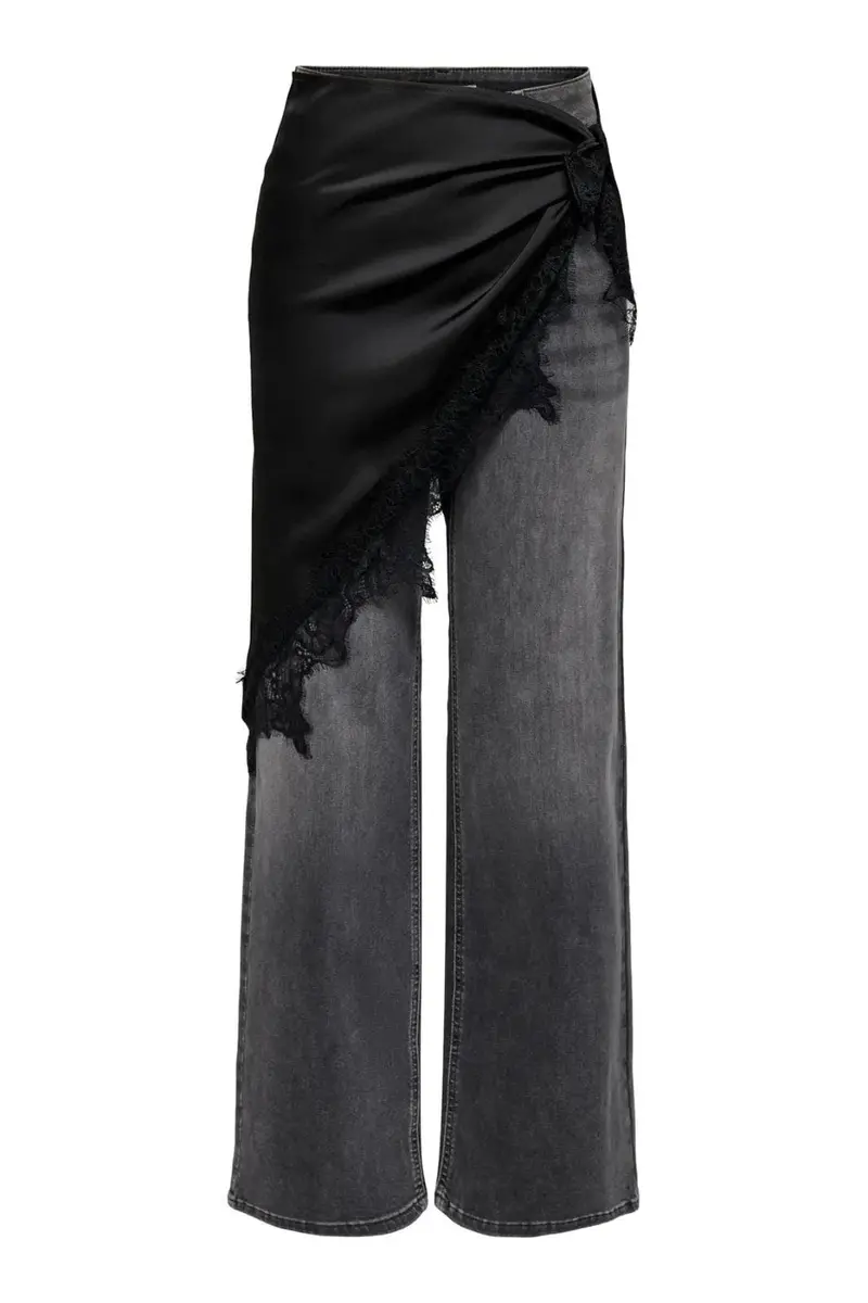 Only - Onlmenus Lace Scarf - 5125669 Black Black Lace