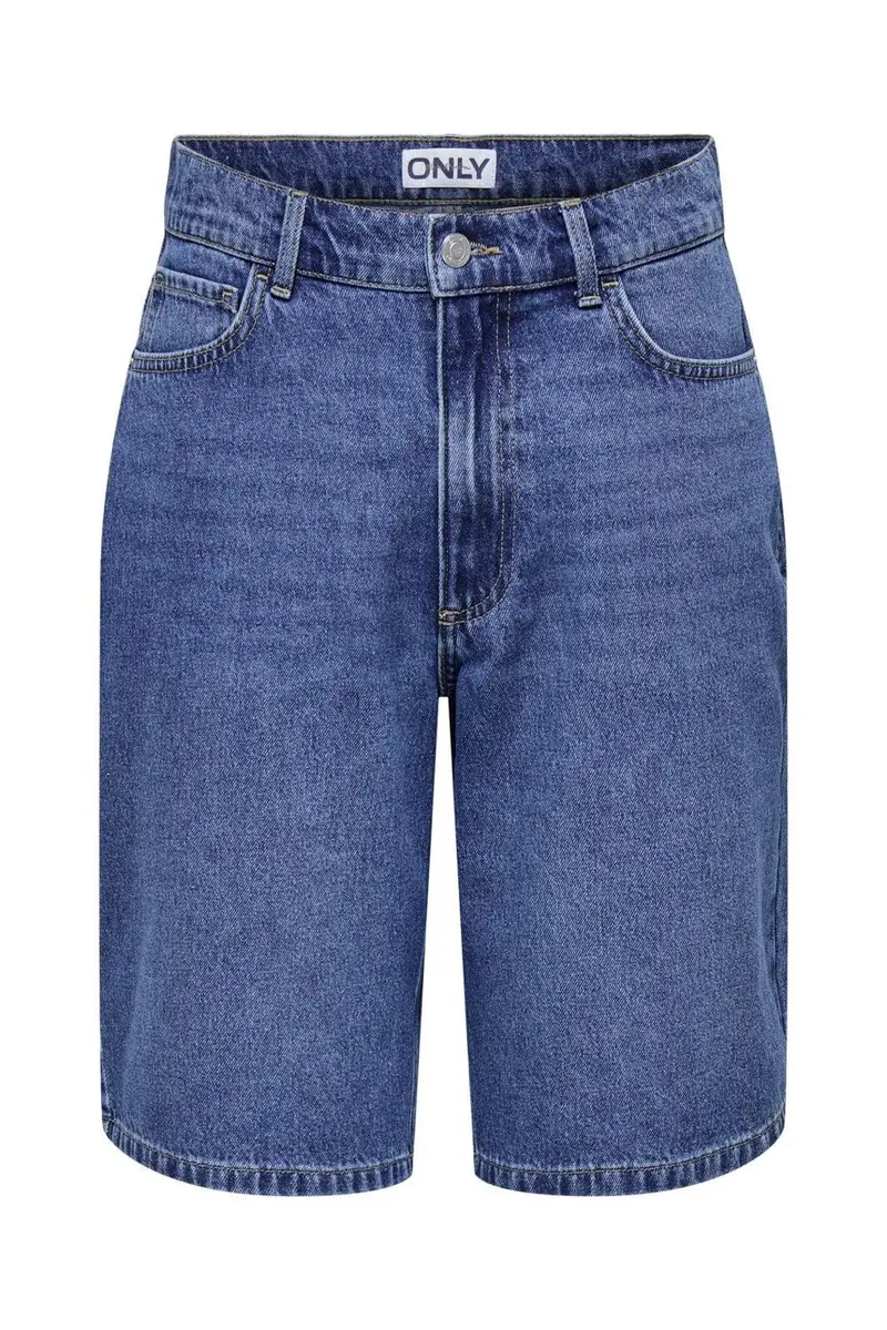 Only - Onlmerla Long Shorts Akm Moch - 4797727 Medium Blue Denim