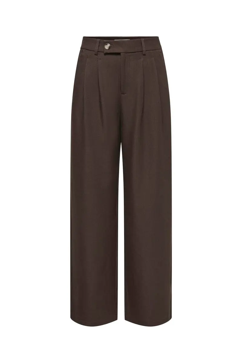 Only - Onlmiles Pleat Wide Pant Tlr - 5177007 Coffee Bean