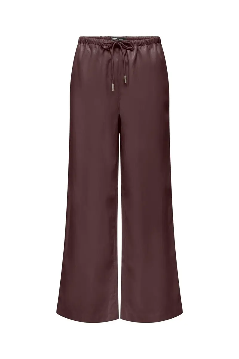 Only - Onlmini Faux Leather Pants Cc - 5100465 Decadent Chocolate