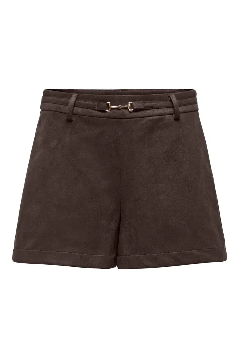 Only - Onlmira Faux Suede Shorts Cc - 5101038 Coffee Bean