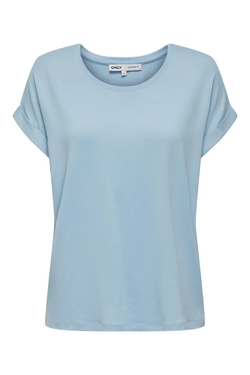 Only - Onlmoster S/S O-Neck Top - 4447962 Clear Sky