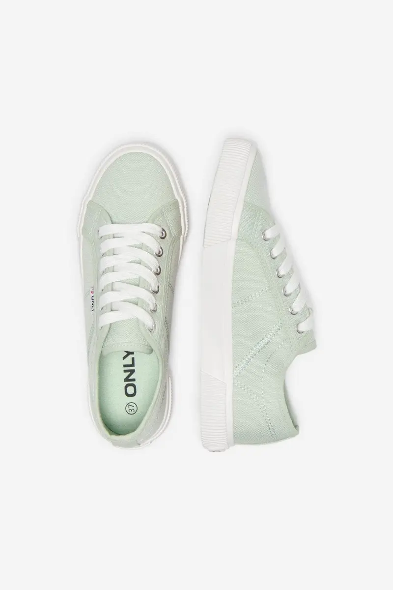 Only - Onlnicola Canvas Sneaker - 4951346 Green Lily