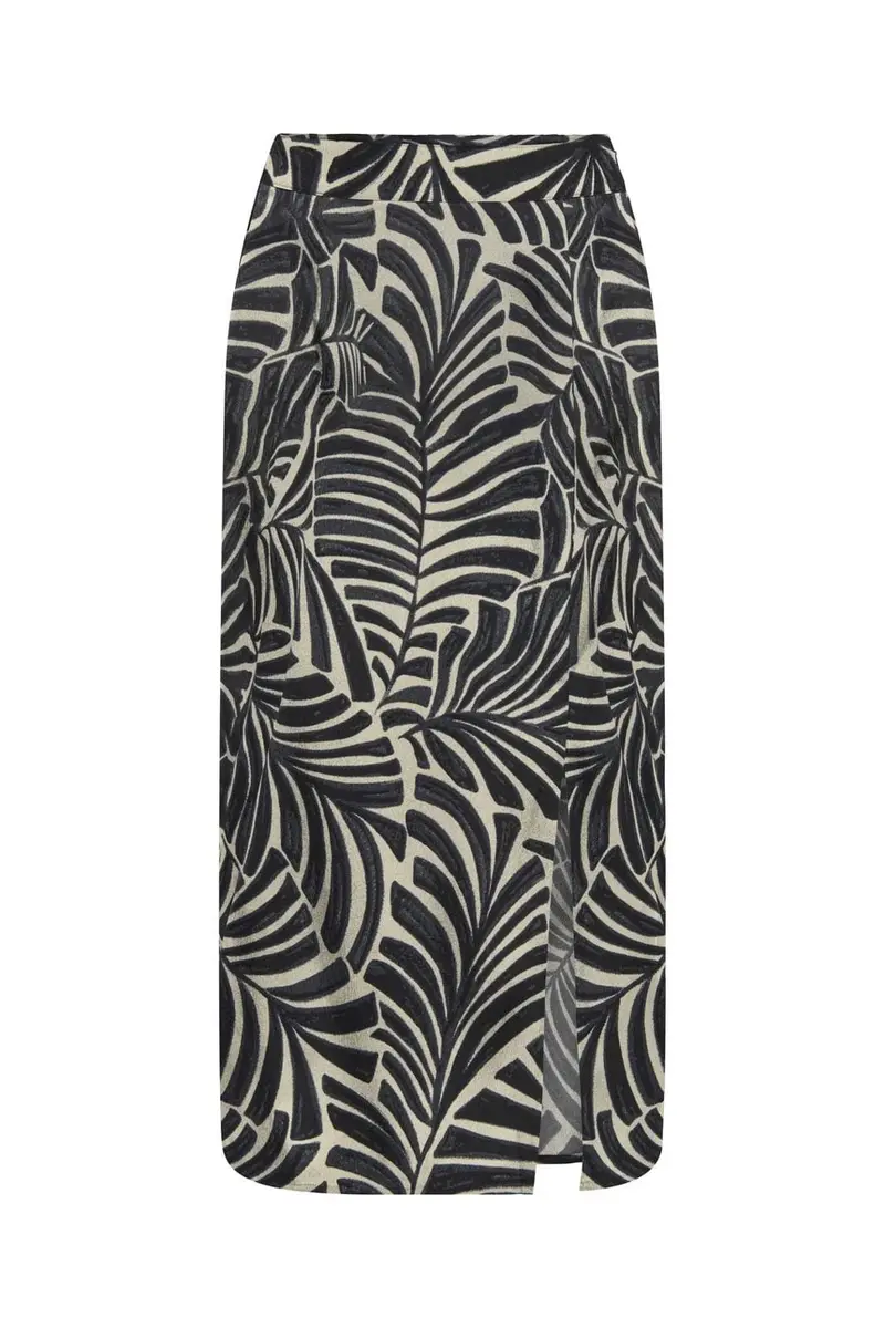 Only - Onlnova Life Elite Lamar Slit Skirt - 4697193 Black 611 La Palma