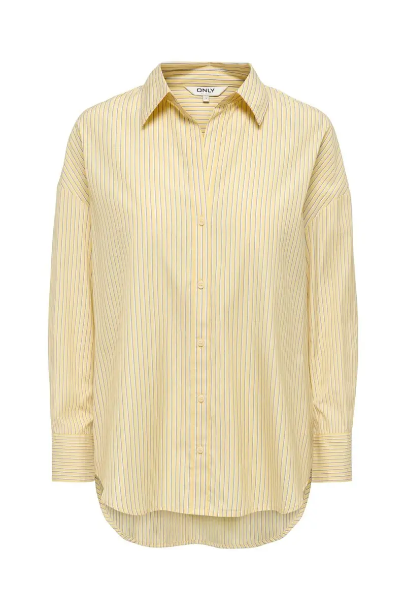 Only - Onloregon Alva Ls Reg Shirt - 5071972 Sunlight Cloud Dancer