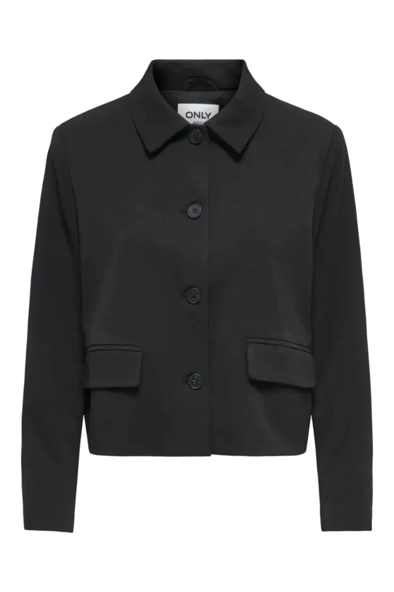 Only - Onlpalino L/S Short Jacket Tlr - 5179951 Black
