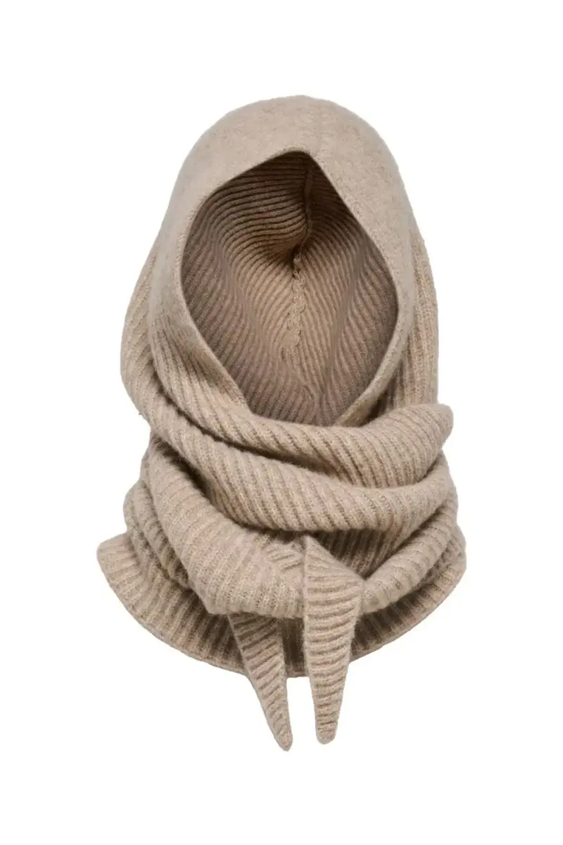 Only - Onlpatrizia Hooded Scarf Acc - 5210157 Chocolate Martini Melange