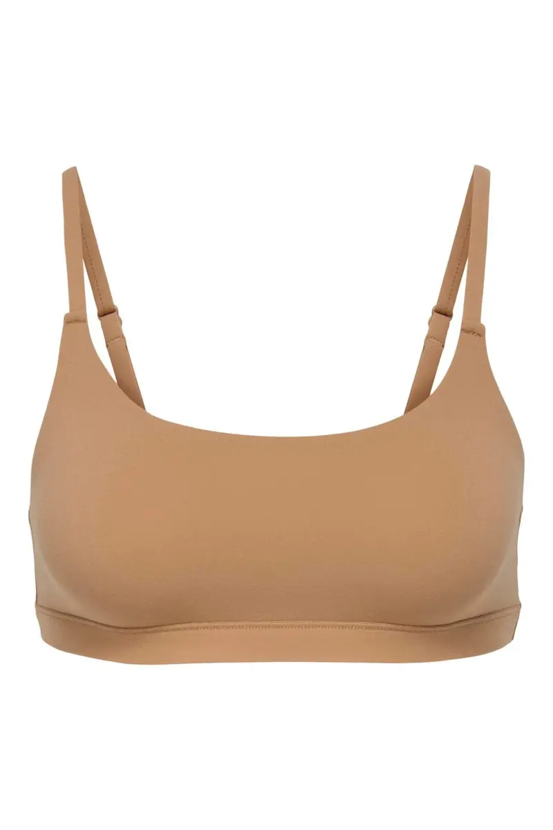 Only - Onlpeachy Scoop Bralette Acc - 4822336 Tawny Birch