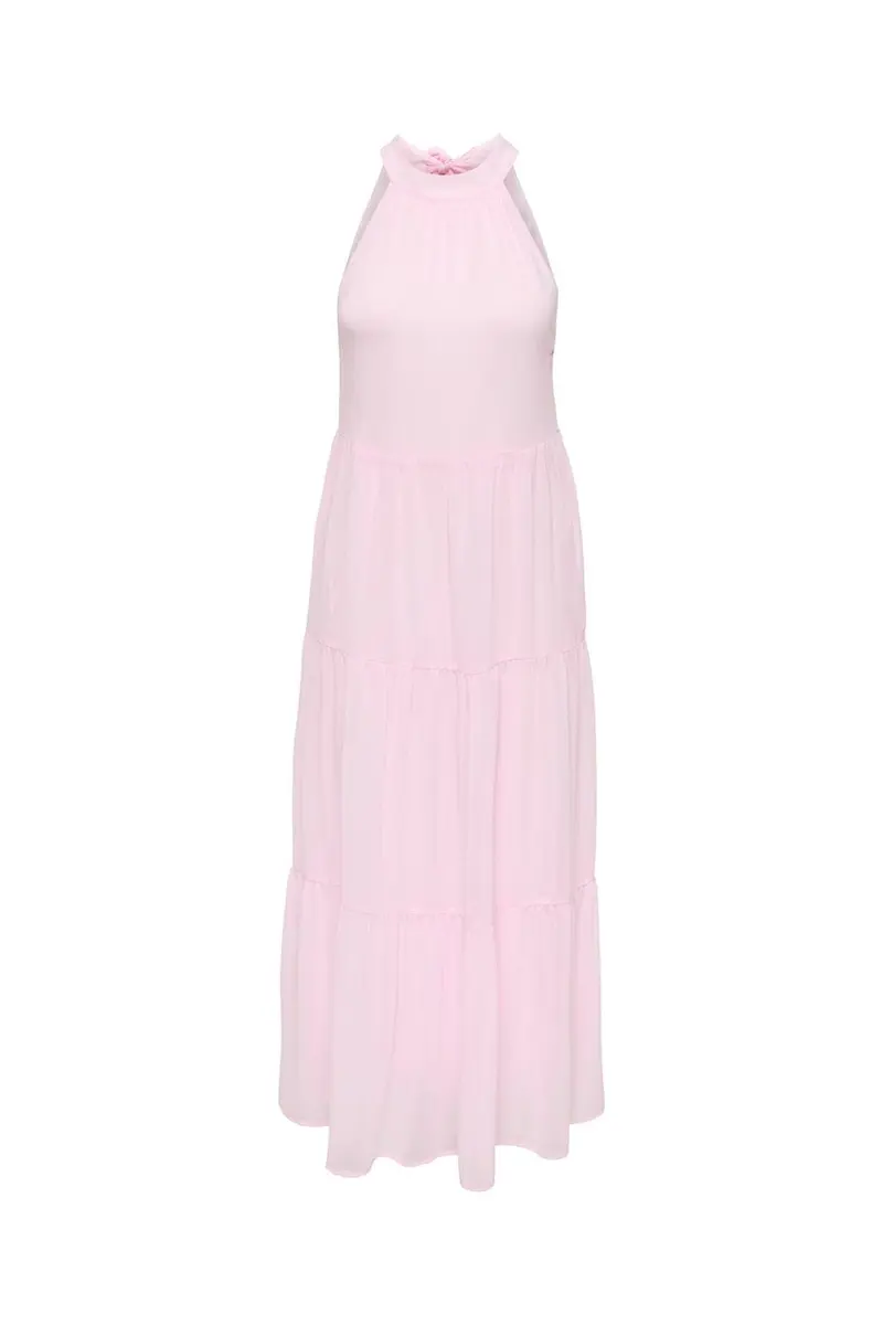 Only - Onlpetra Life Halter Neck Dress - 5092070 Cherry Blossom