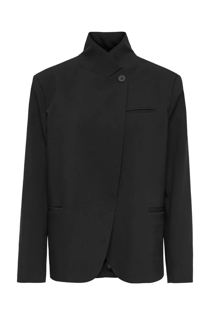 Only - Onlraven L/S Highneck Blazer Tlr - 5126627 Black