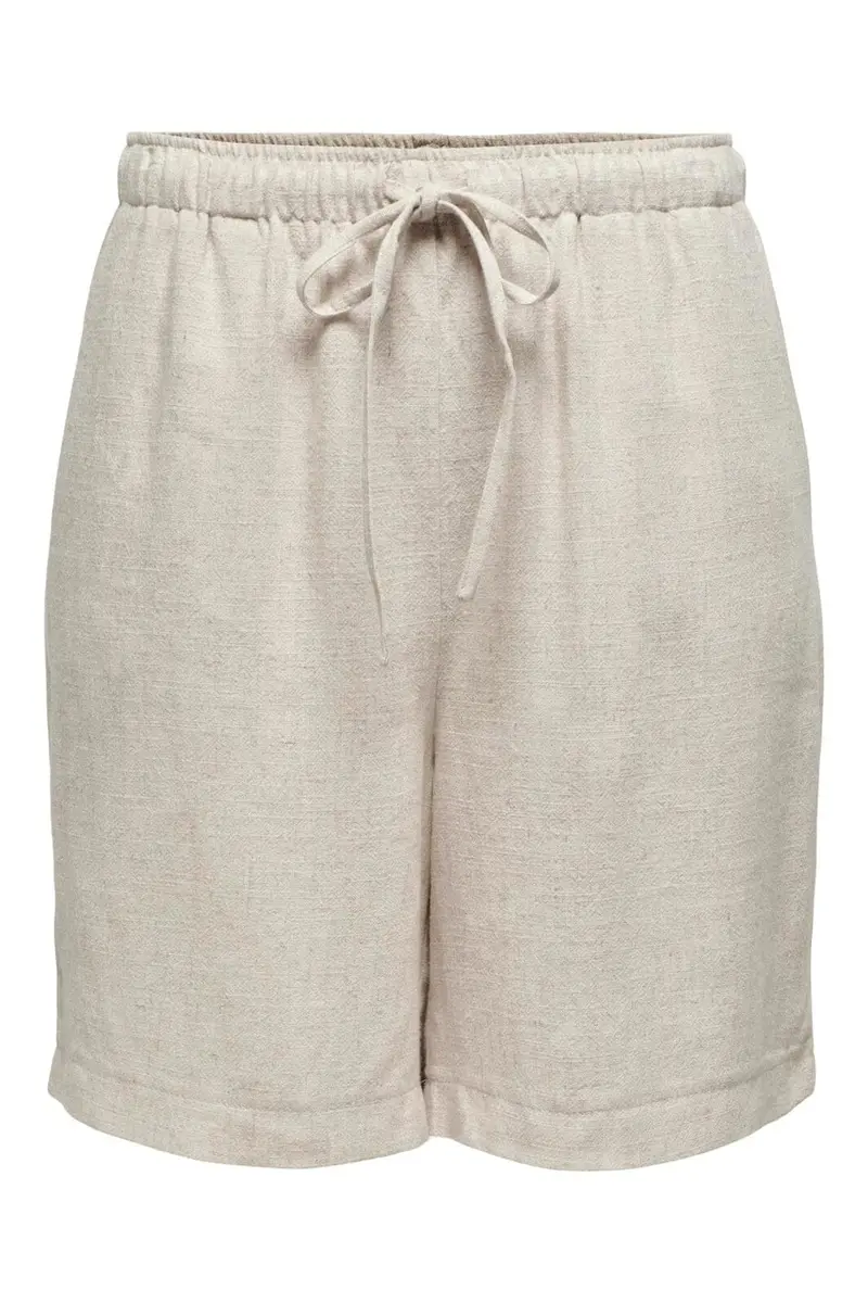 Only - Onlsiesta Pull-Up Lin Bl Shorts - 4597039 Moonbeam