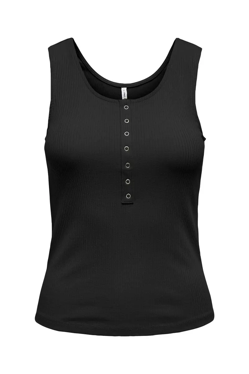 Only - Onlsimple S/L Button Top Box Csjrs - 4793563 Black