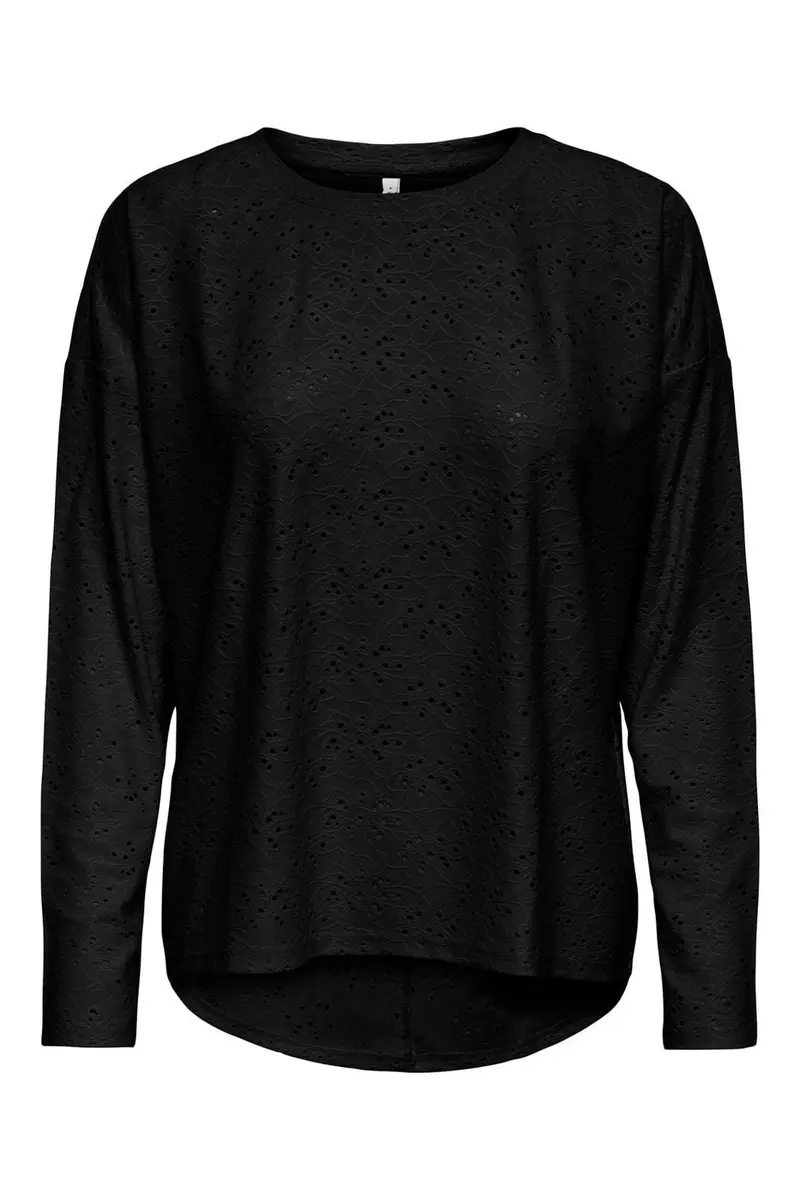 Only - Onlsmilla Life L/S Top - 5013032 Black