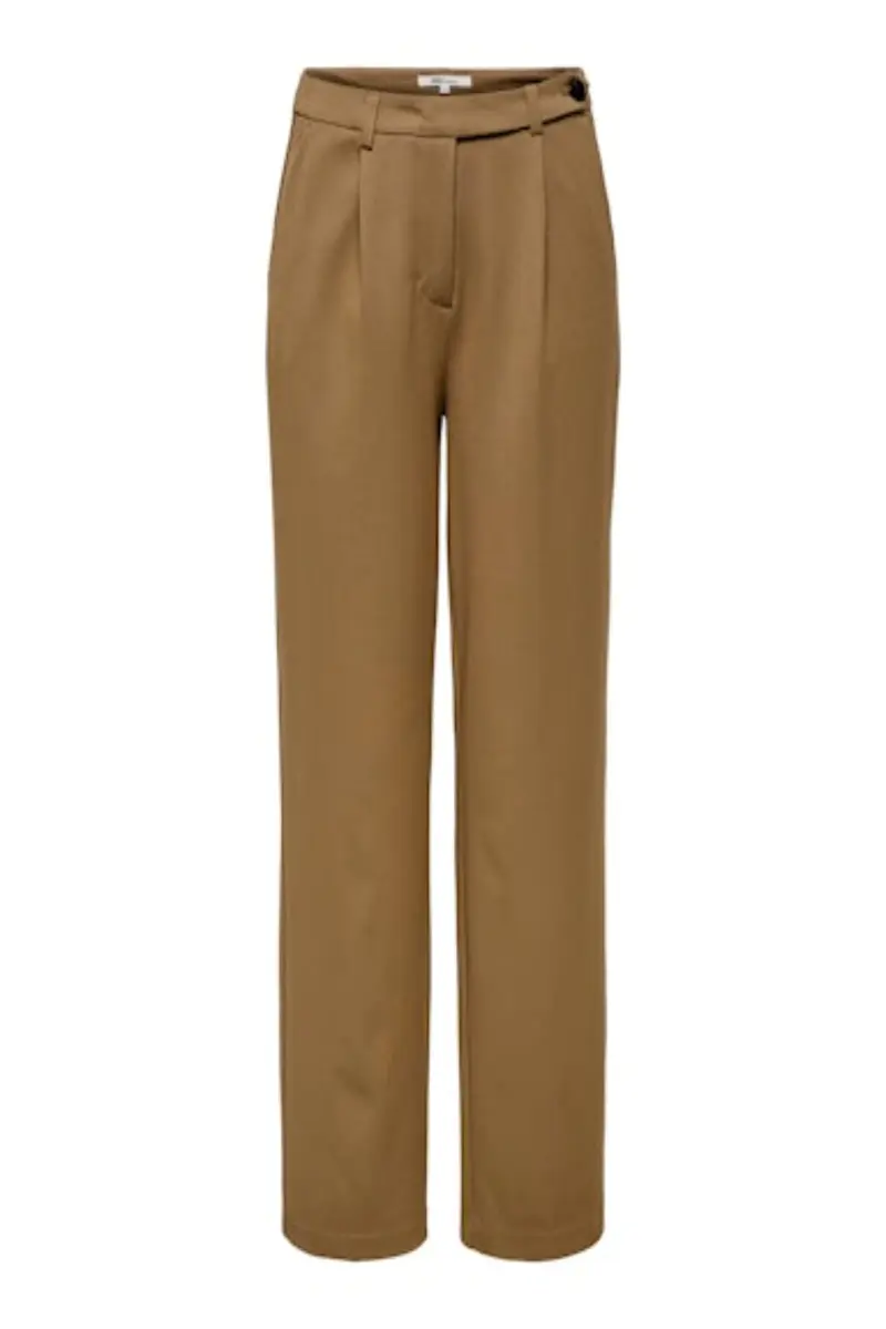 Only - Onlsulajma Life Str Pant Cc Tlr - 4785293 Cocoa Créme