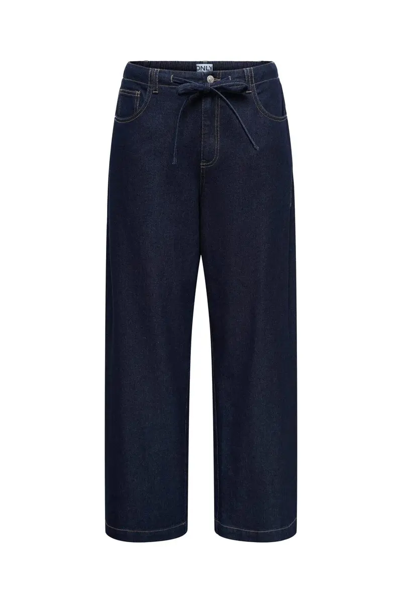 Only - Onltanner Wide Elas String Gua - 4934427 Dark Blue Denim