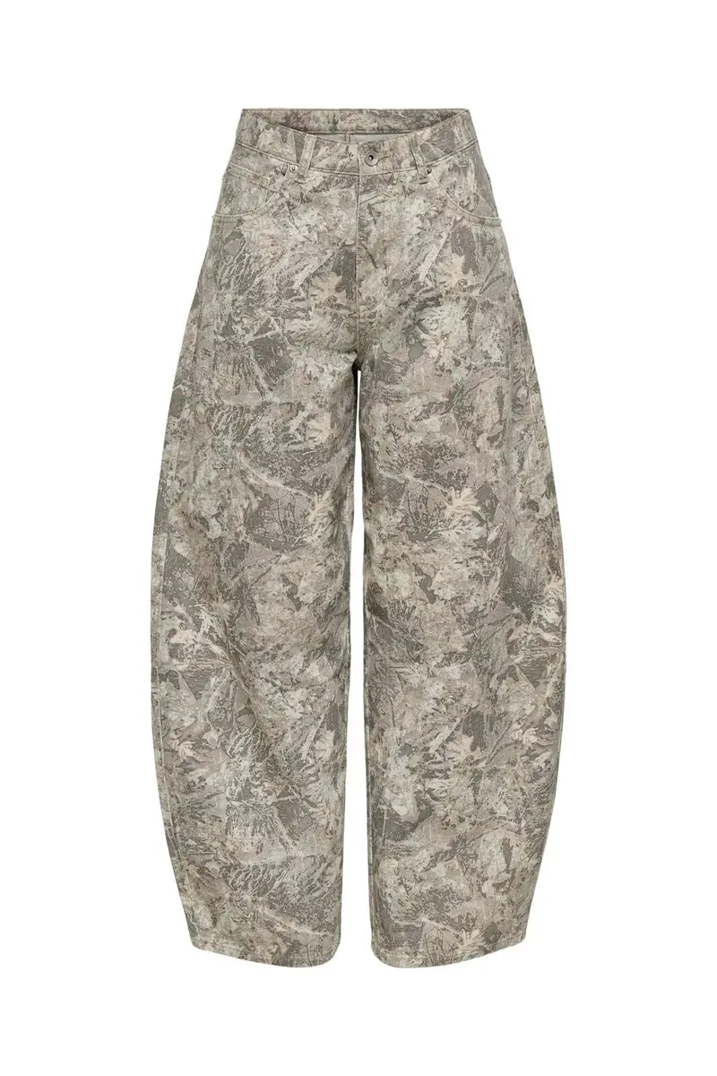 Only - Onltaylor-Banu Camo Barrel Pant - 5184901 Smokey Olive Camo