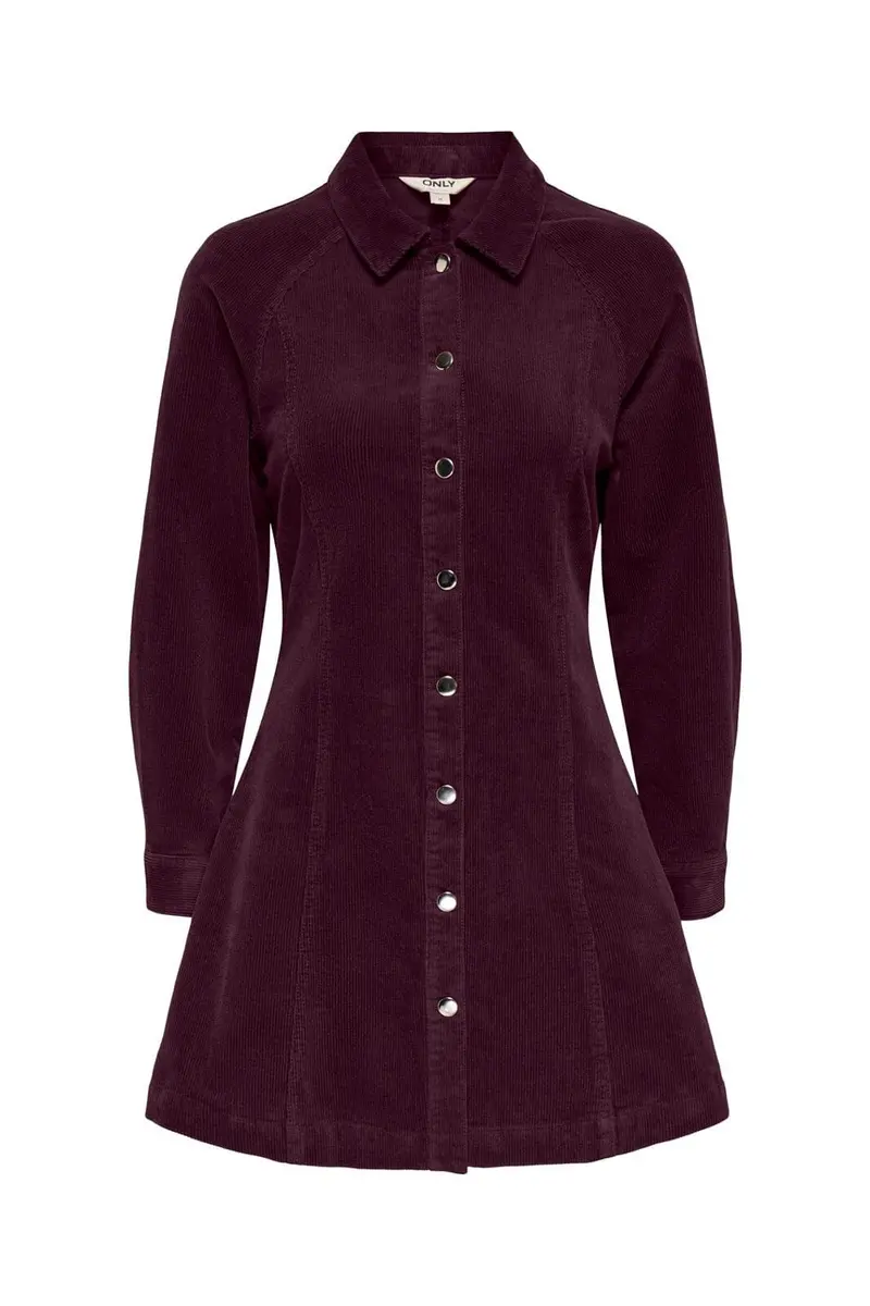 Only - Onlzeva L/S Short Cord Dress Cc - 5101105 Fig