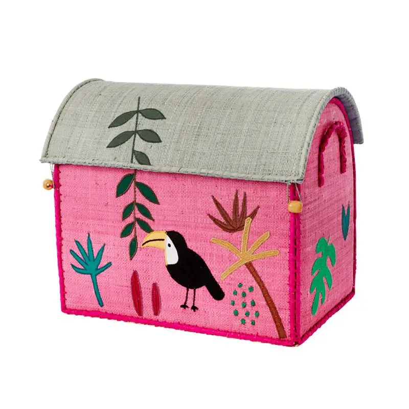Opbevaringskurv, Jungle Pink, Lille