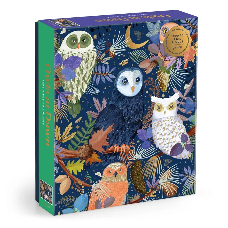 Owls at Dawn 1000 brikker puslespil fra Galison