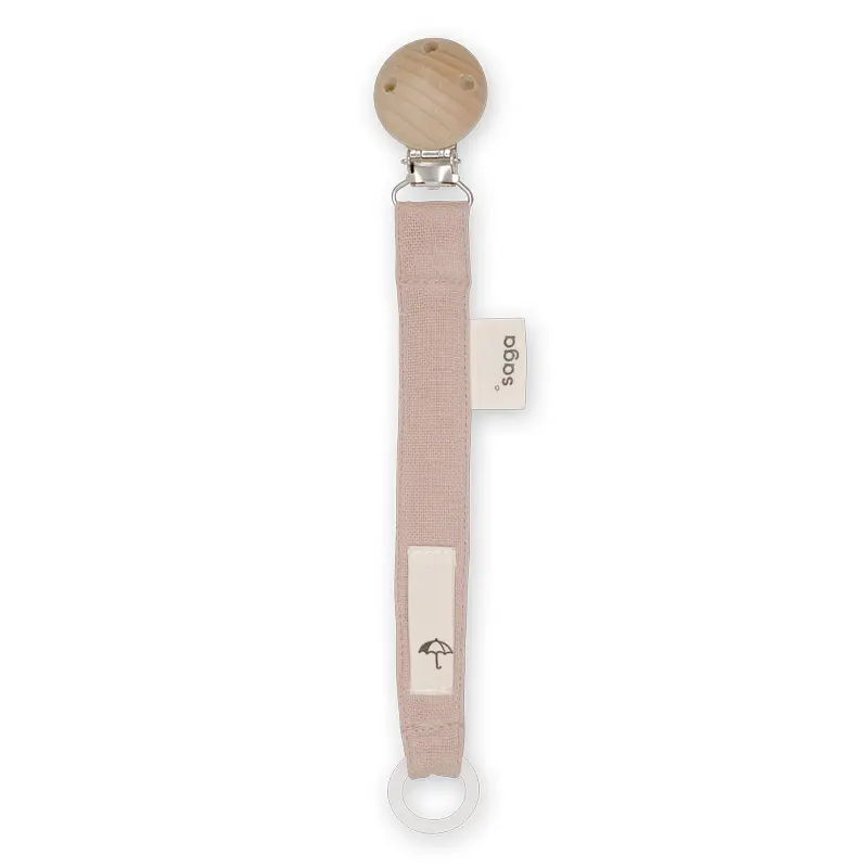 Pacifier Clip - Pala - Misty Rose