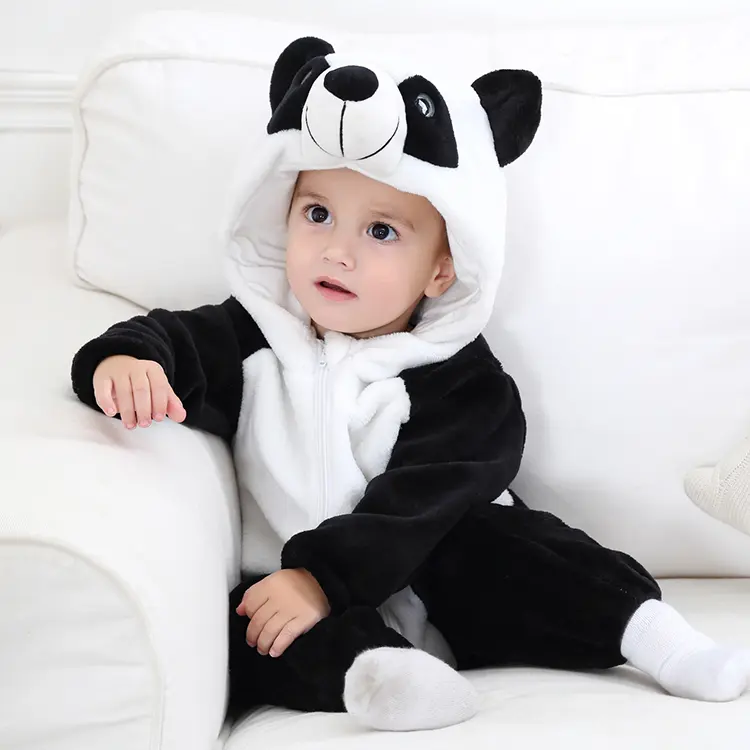 Panda Børnekostume