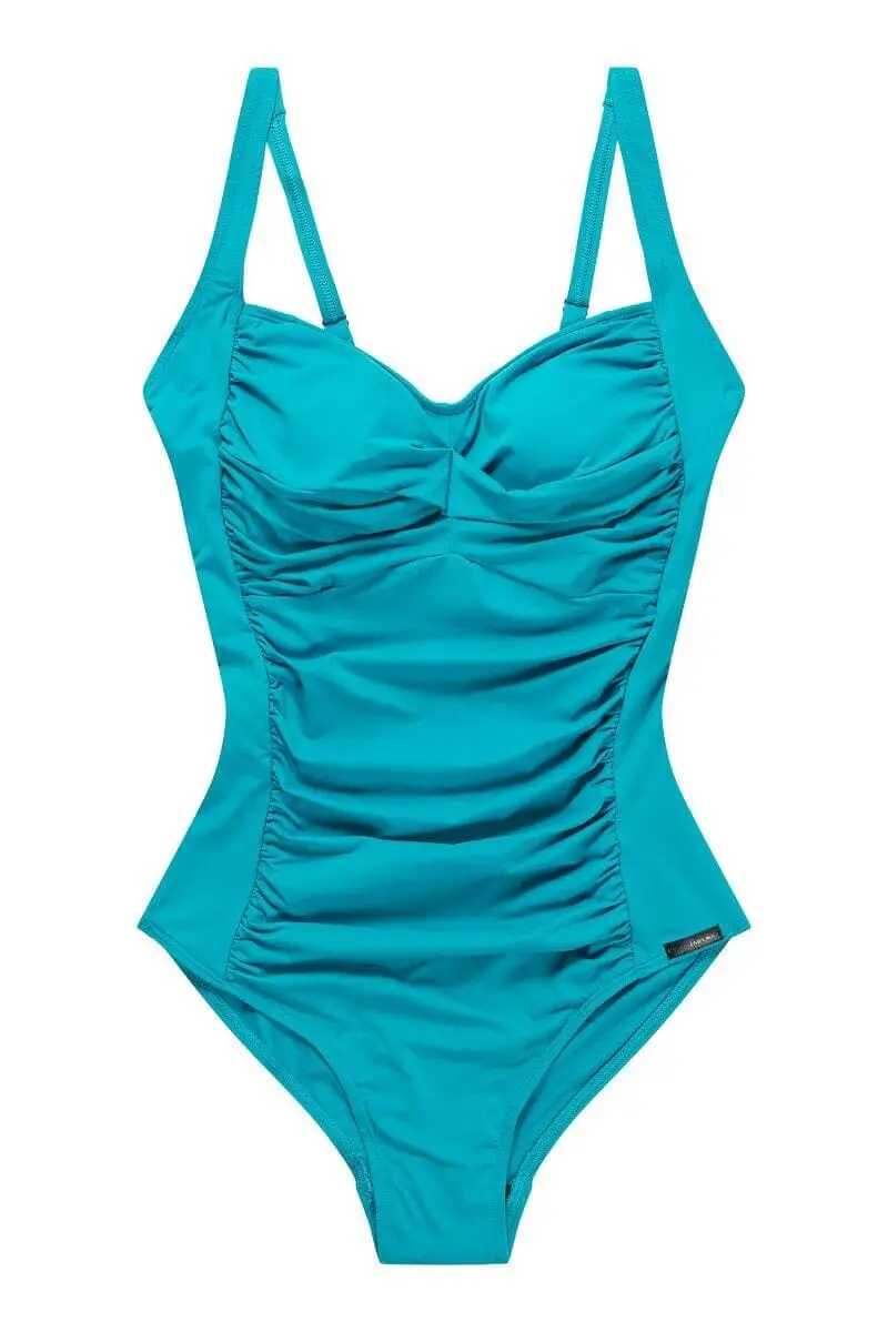 Panos Emporio - Potenza Solid Swimsuit Recycled Swimsuit Pews2136-271 - Capri