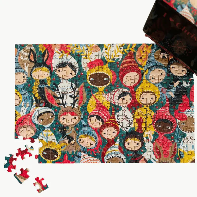 Penny Puzzle Mini julepuslespil 150 brikker - I Love Christmas
