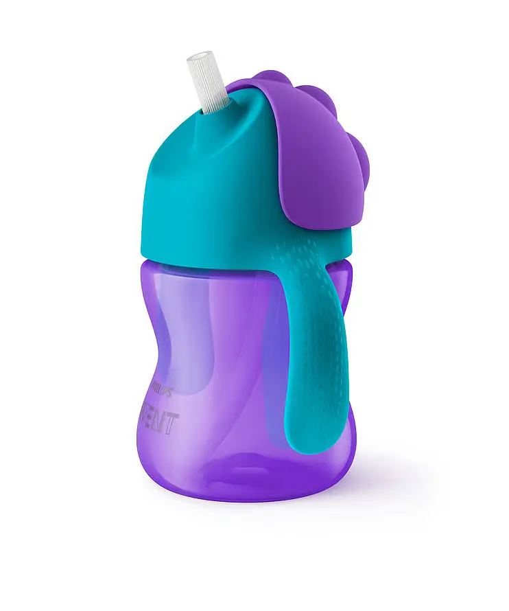 Philips Avent Sugerørskop - lilla/blå