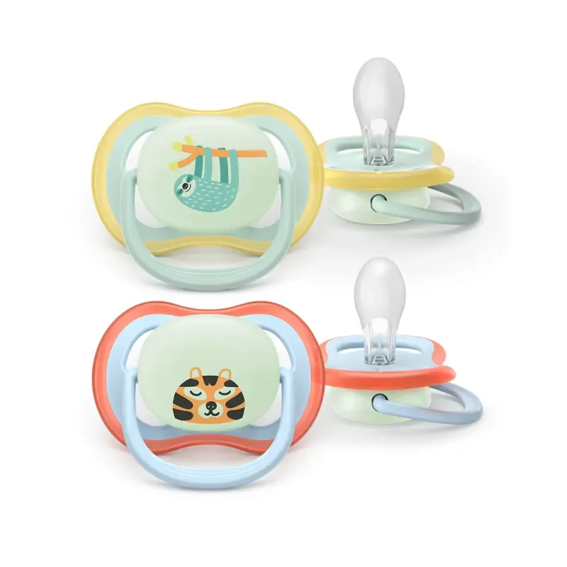 Philips Avent ultra air sutter nat - 0-6mdr - "Dovendyr/tiger"