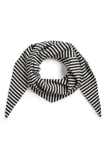Pieces - Pcalberte Triange Scarf - 5073883 Black White