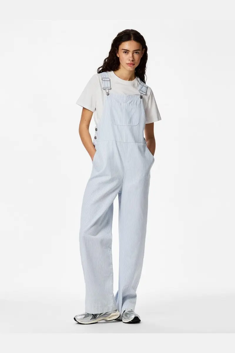 Pieces - Pcallo Dungaree Fsy - 5105196 Cashmere Blue Cloud Dancer