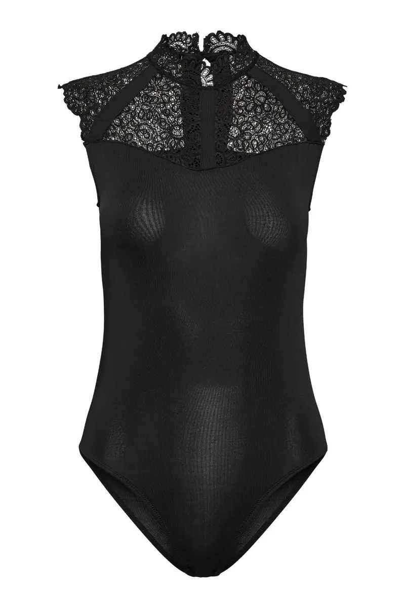 Pieces - Pcamber Sl Bodystocking - 4481384 Black