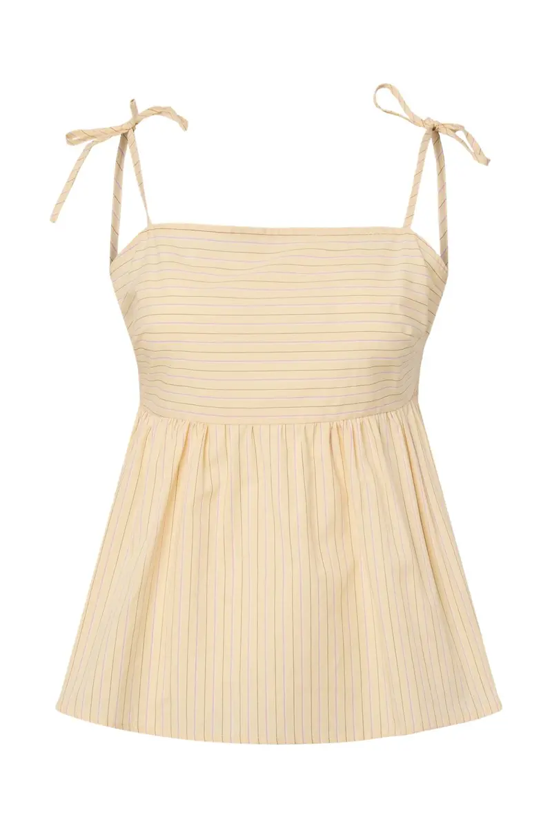 Pieces - Pcapril Strap Top Pp - 5041137 French Vanilla Pink