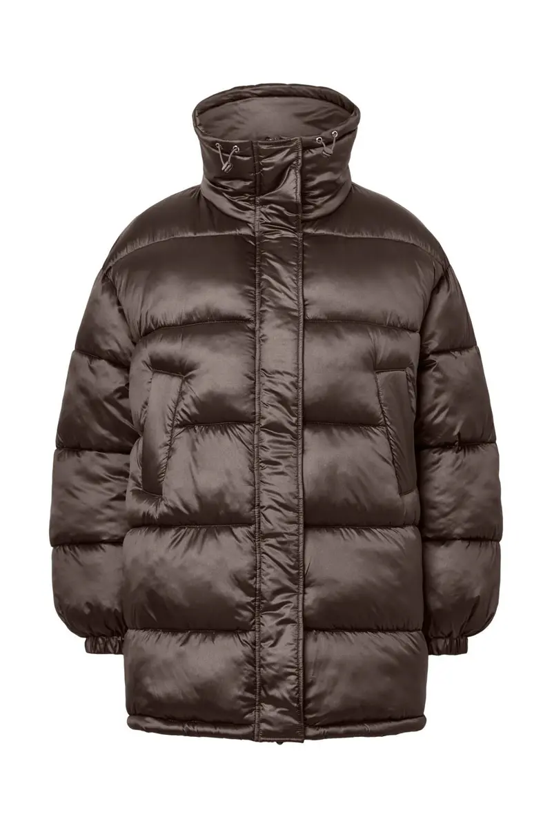 Pieces - Pcashley Puffer Jacket - 5131068 Hot Fudge