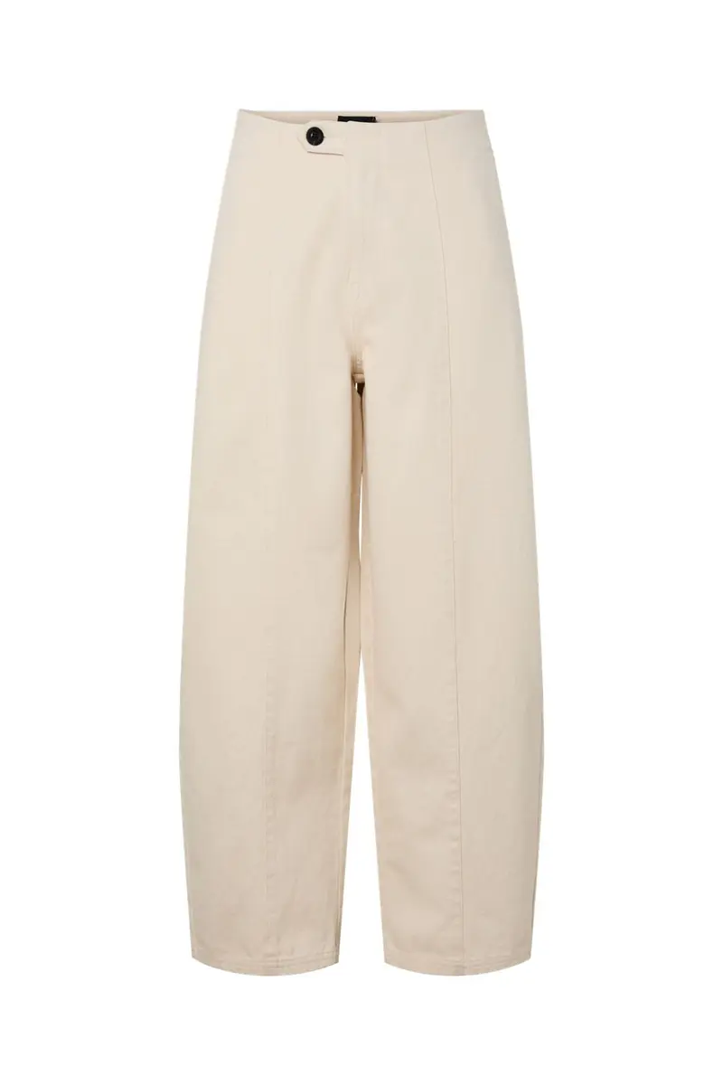 Pieces - Pcatalie Barrel Pants - 5078080 Greige