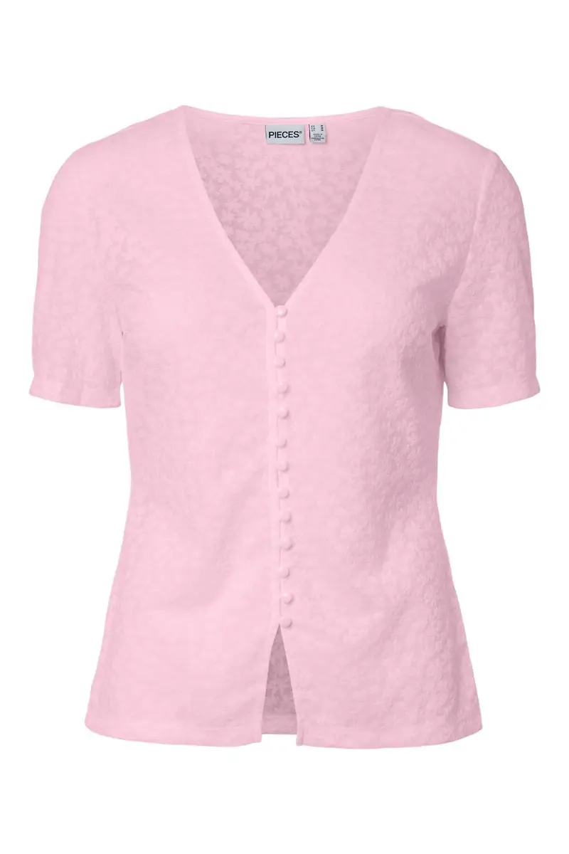 Pieces - Pcbaisy Ss Cardigan - 5080068 Pink-A-Boo