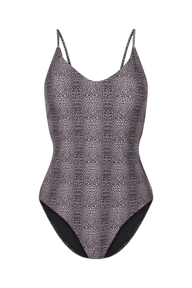 Pieces - Pcbaomi Swimsuit - 4964535 Black Mini Leo