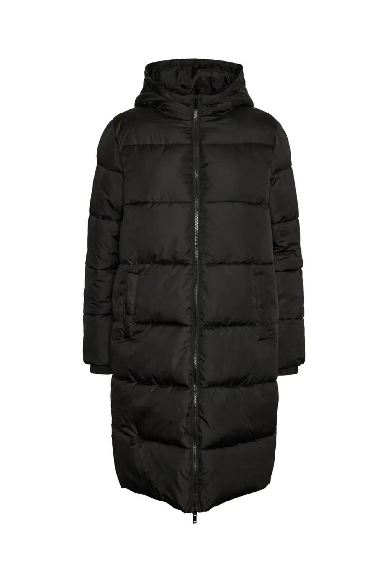 Pieces - Pcbee New Long Puffer Jacket - 3718779 Black