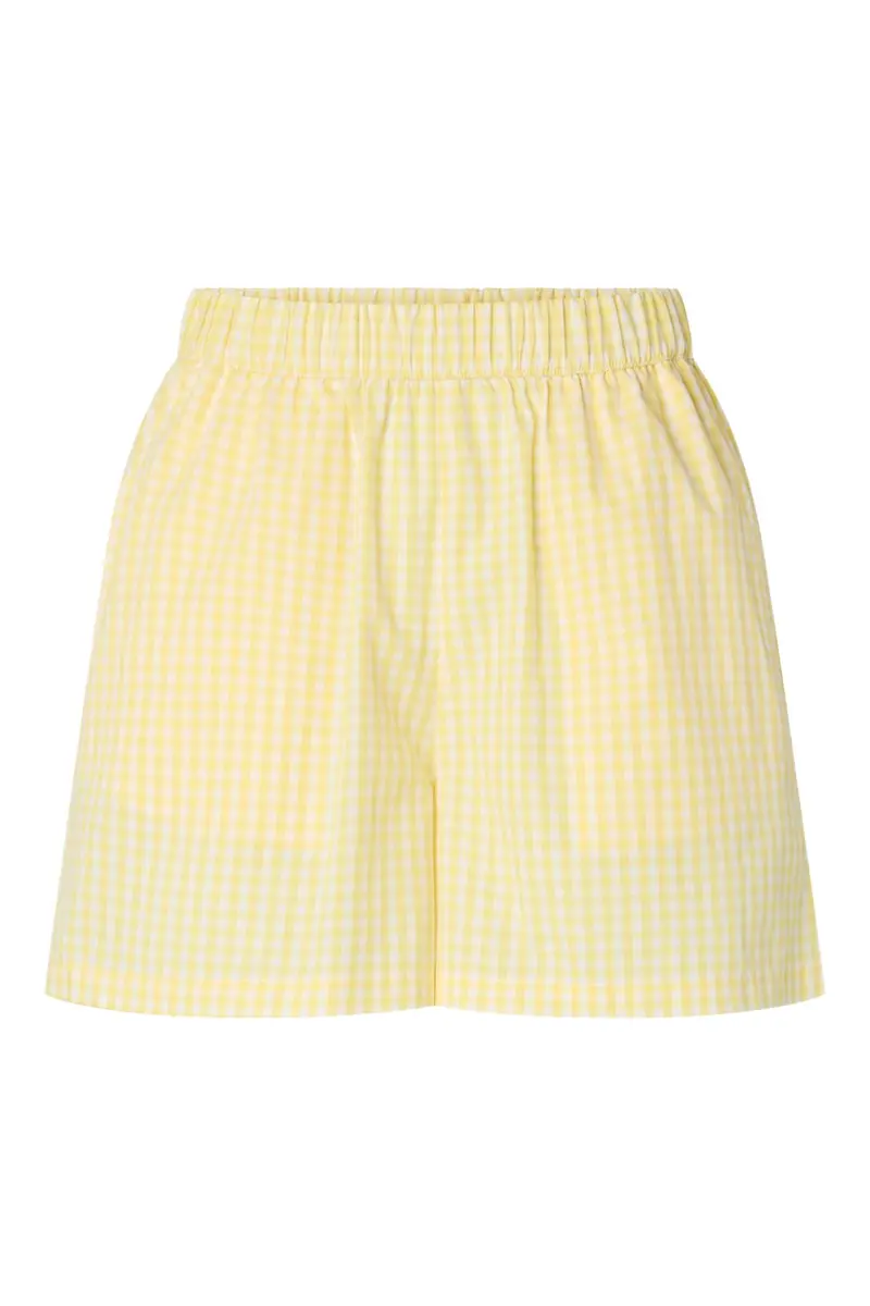 Pieces - Pcbibby Shorts - 5008802 Lemon Drop Cloud Dancer