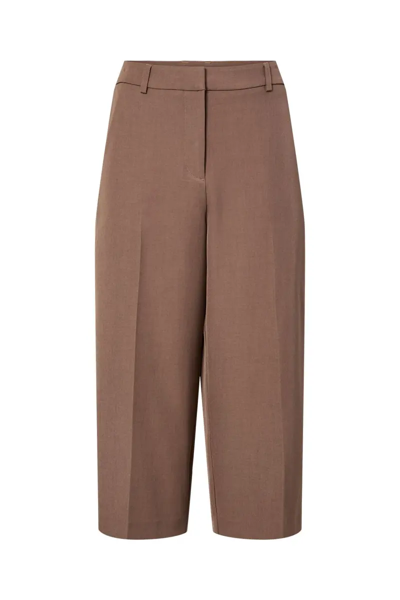 Pieces - Pcblossom Culotte Pants - 4917041 Coffee Quartz