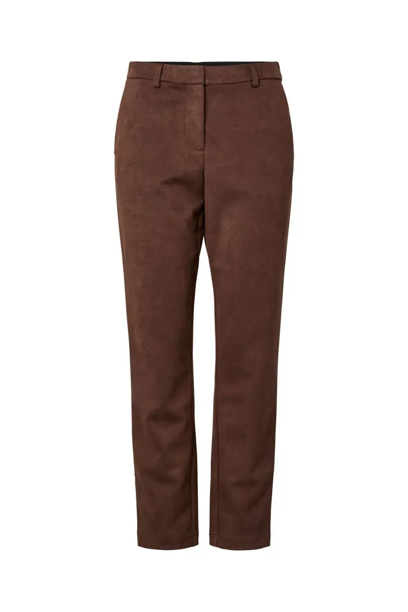 Pieces - Pcbosella Brushed Ankle Pant - 5025919 Chicory Coffee